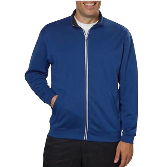 Pebble Beach Mens Golf Performance Full Zip Up Jacket Sz M - Picture 1 of 9